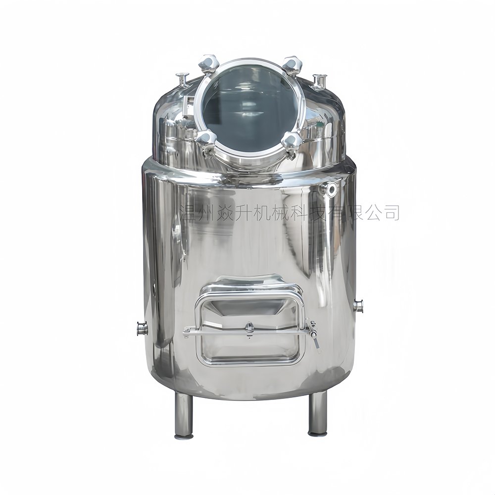 YSGZ-UB16 Factory Direct Sales Stainless Steel Sanitary 1000L Storage Tank, with Glass Mirror Observation Port Motor Stirring